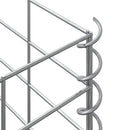 vidaXL 3 db vas gabion magaságyás 30 x 30 x 100 cm