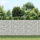 vidaXL 3 db vas gabion magaságyás 30 x 30 x 150 cm