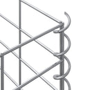 vidaXL 3 db vas gabion magaságyás 30 x 30 x 150 cm