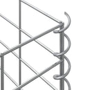 vidaXL 3 db vas gabion magaságyás 30 x 30 x 150 cm
