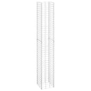 vidaXL 3 db vas gabion magaságyás 30 x 30 x 200 cm