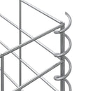 vidaXL 3 db vas gabion magaságyás 30 x 30 x 200 cm