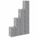 vidaXL 4 db vas gabion magaságyás 30 x 30 x 50 / 100 / 150 / 200 cm