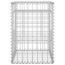 vidaXL 2 db vas gabionkosaras oszlop 40 x 40 x 60 cm