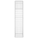 vidaXL 2 db vas gabionkosaras oszlop 40 x 40 x 180 cm