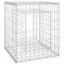 vidaXL 2 db vas gabionkosaras oszlop 50 x 50 x 60 cm