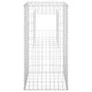 vidaXL vas gabionkosaras oszlop 50 x 50 x 100 cm