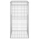 vidaXL 2 db vas gabionkosaras oszlop 50 x 50 x 100 cm
