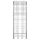 vidaXL vas gabionkosaras oszlop 50 x 50 x 140 cm