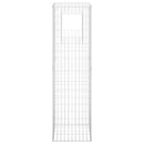 vidaXL vas gabionkosaras oszlop 50 x 50 x 180 cm