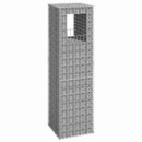 vidaXL vas gabionkosaras oszlop 50 x 50 x 180 cm