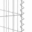 vidaXL horganyzott acél gabionfal szemeteskukákhoz 325 x 100 x 110 cm