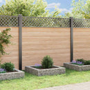 vidaXL horganyzott acél gabion magaságyás 100 x 100 x 20 cm