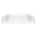 vidaXL horganyzott acél gabion magaságyás 100 x 100 x 20 cm