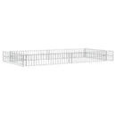 vidaXL horganyzott acél gabion magaságyás 200 x 100 x 20 cm