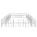 vidaXL horganyzott acél gabion magaságyás 200 x 100 x 20 cm