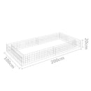 vidaXL horganyzott acél gabion magaságyás 200 x 100 x 20 cm