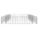 vidaXL horganyzott acél gabion magaságyás 200 x 100 x 20 cm
