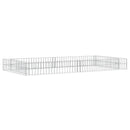 vidaXL horganyzott acél gabion magaságyás 200 x 100 x 20 cm
