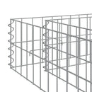 vidaXL horganyzott acél gabion magaságyás 200 x 100 x 20 cm