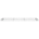 vidaXL horganyzott acél gabion magaságyás 300 x 100 x 20 cm