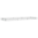 vidaXL horganyzott acél gabion magaságyás 300 x 100 x 20 cm