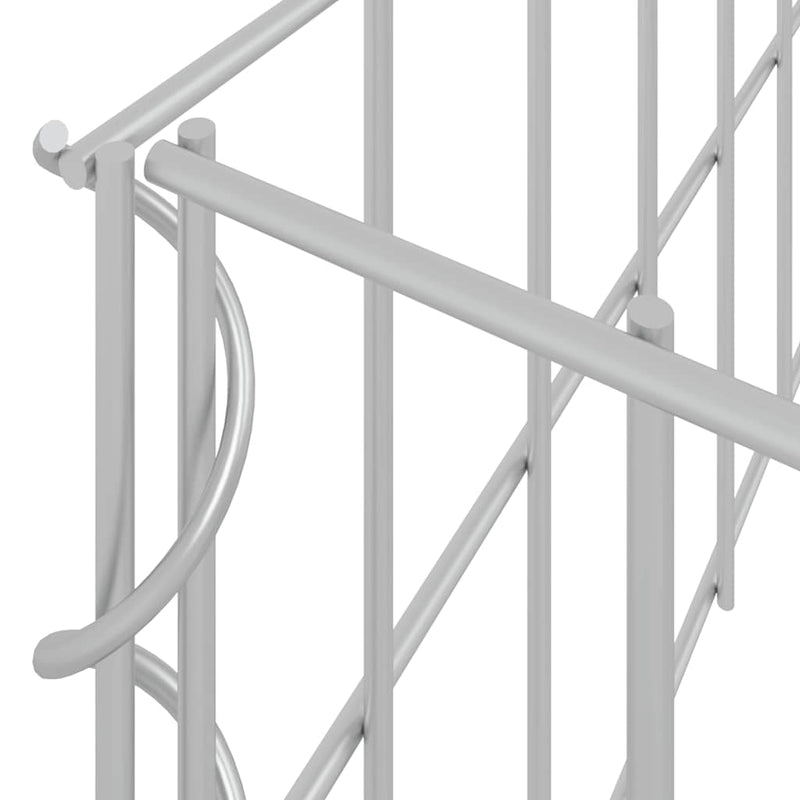 vidaXL horganyzott acél gabion magaságyás 400 x 100 x 20 cm