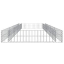vidaXL horganyzott acél gabion magaságyás 400 x 100 x 20 cm