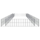 vidaXL horganyzott acél gabion magaságyás 500 x 100 x 20 cm