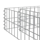 vidaXL horganyzott acél gabion magaságyás 800 x 100 x 20 cm