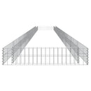 vidaXL horganyzott acél gabion magaságyás 1000 x 100 x 20 cm