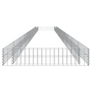 vidaXL horganyzott acél gabion magaságyás 1000 x 100 x 20 cm