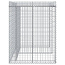 vidaXL horganyzott vas gabionkosár szemeteskukához 192 x 91 x 120 cm