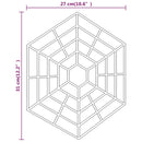 vidaXL 40 db fekete polipropilén tóvédő