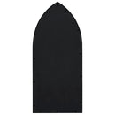 vidaXL fekete vas kerti tükör kültéri használatra 100 x 45 cm