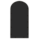 vidaXL fekete kerti vas tükör kültéri használatra 70 x 30 cm