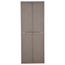 vidaXL barna PP fahatású kerti tárolószekrény 65 x 45 x 172 cm