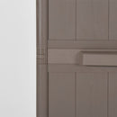 vidaXL barna PP fahatású kerti tárolószekrény 65 x 45 x 172 cm