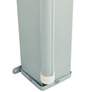 vidaXL piros behúzható oldalsó terasznapellenző 117 x 600 cm