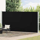 vidaXL fekete behúzható oldalsó terasznapellenző 200 x 600 cm