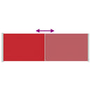 vidaXL piros behúzható oldalsó terasznapellenző 200 x 600 cm