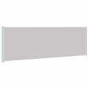 vidaXL szürke behúzható oldalsó terasznapellenző 200 x 600 cm