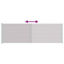vidaXL szürke behúzható oldalsó terasznapellenző 200 x 600 cm