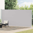 vidaXL szürke behúzható oldalsó terasznapellenző 200 x 600 cm