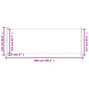 vidaXL krémszínű behúzható oldalsó terasznapellenző 220 x 600 cm