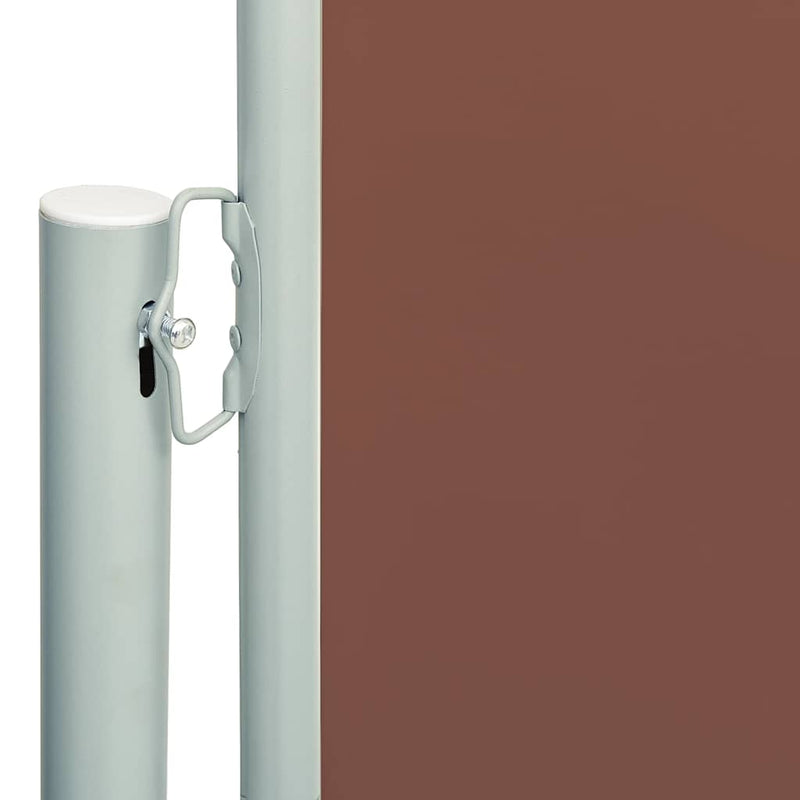 vidaXL barna behúzható oldalsó terasznapellenző 220 x 600 cm
