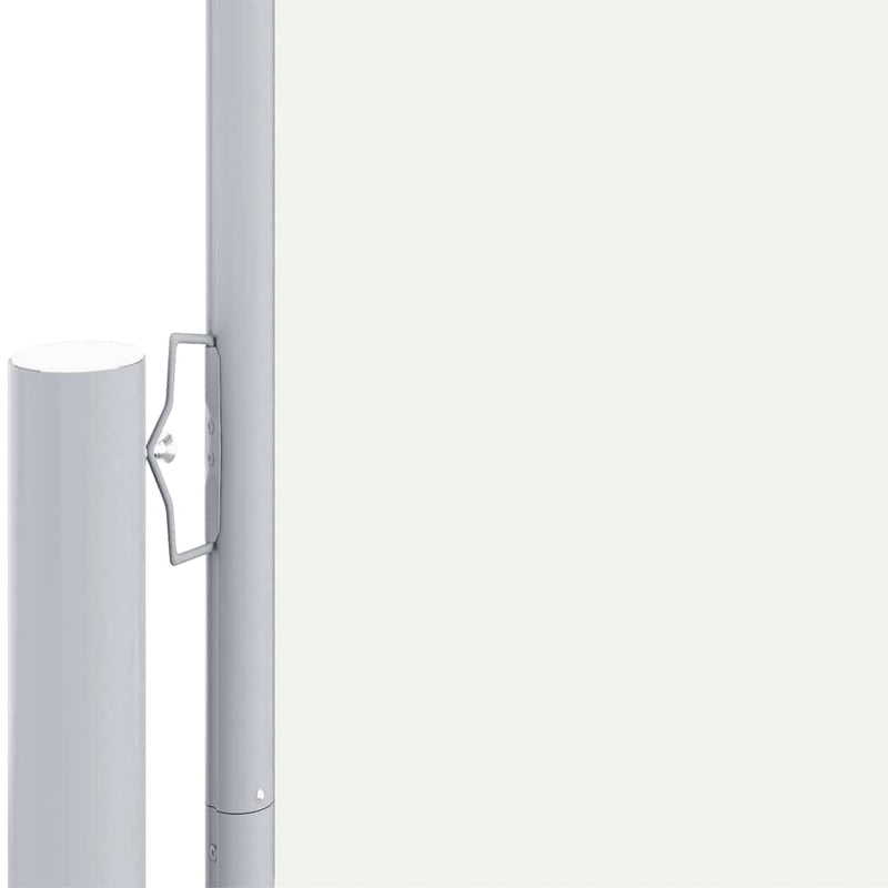 vidaXL krémszínű behúzható oldalsó napellenző 180 x 600 cm