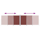 vidaXL barna behúzható oldalsó napellenző 180 x 600 cm