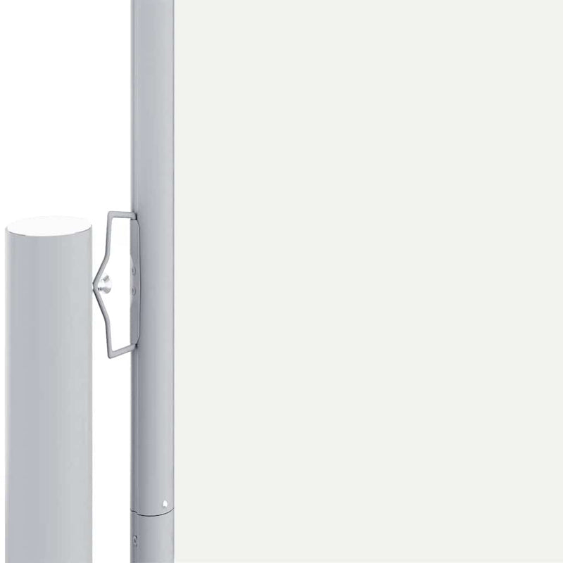 vidaXL krémszínű behúzható oldalsó napellenző 200 x 600 cm