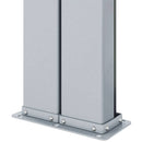 vidaXL krémszínű behúzható oldalsó napellenző 200 x 600 cm